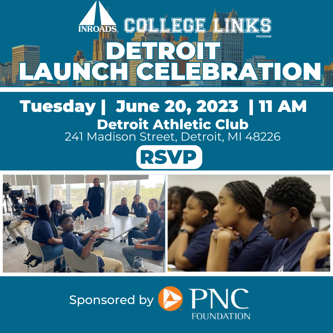Featured image for “INROADS, PNC FOUNDATION ANNOUNCE $1 MILLION GRANT TO BENEFIT UNDERREPRESENTED METRO DETROIT  HIGH SCHOOL STUDENTS”